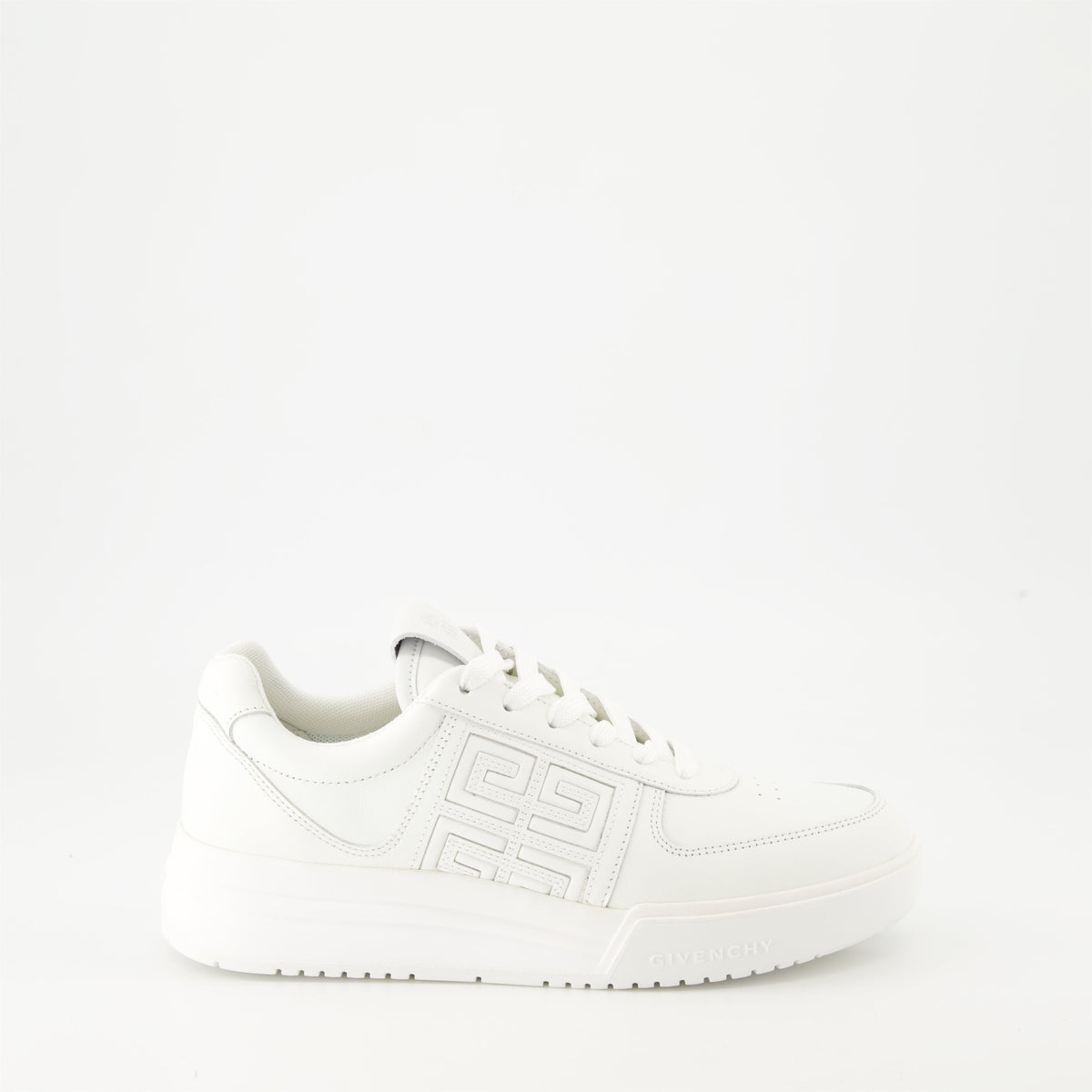 White Monogram Sneakers