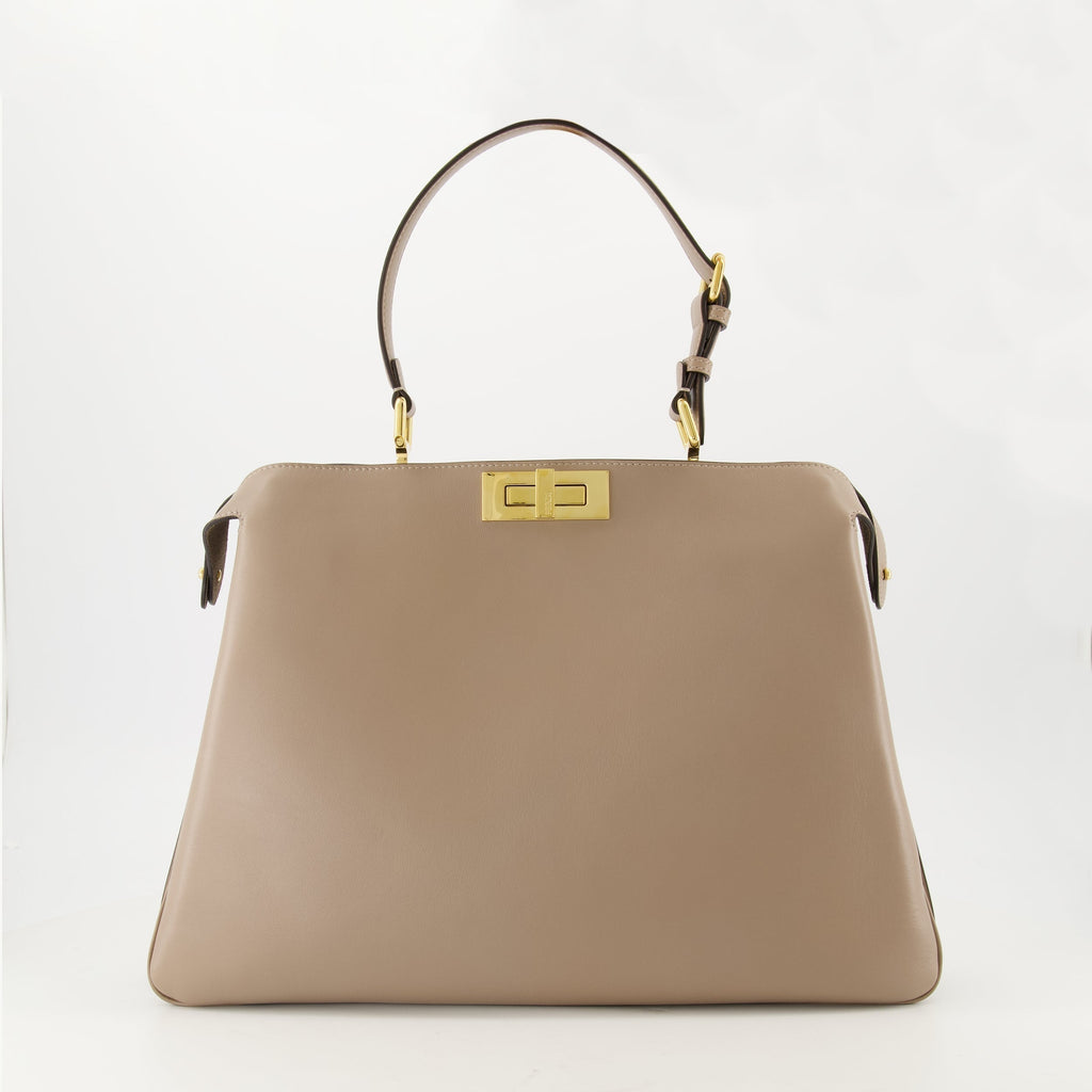 Peekaboo ISeeU Large – Beige Leather
