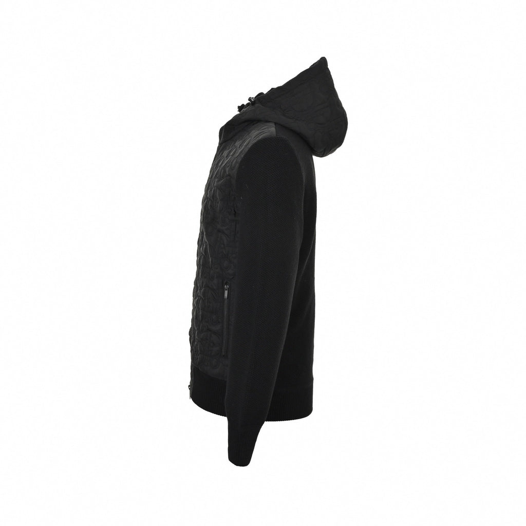 Oblique Quilted Hybrid Hoodie