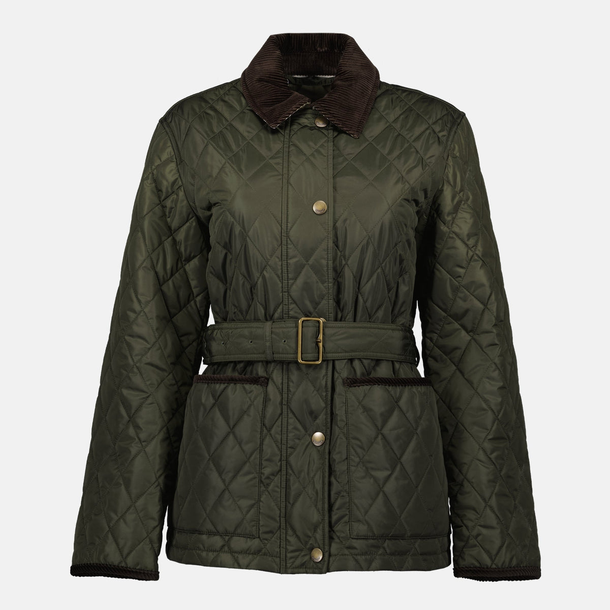 Belted Quilted Jacket