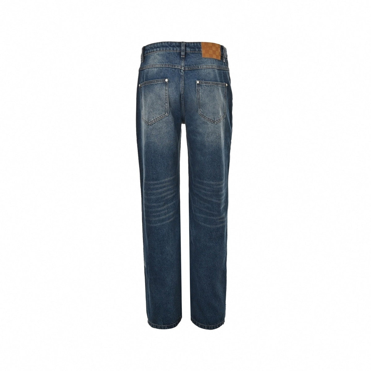 Vintage Wash Blue Denim Jeans