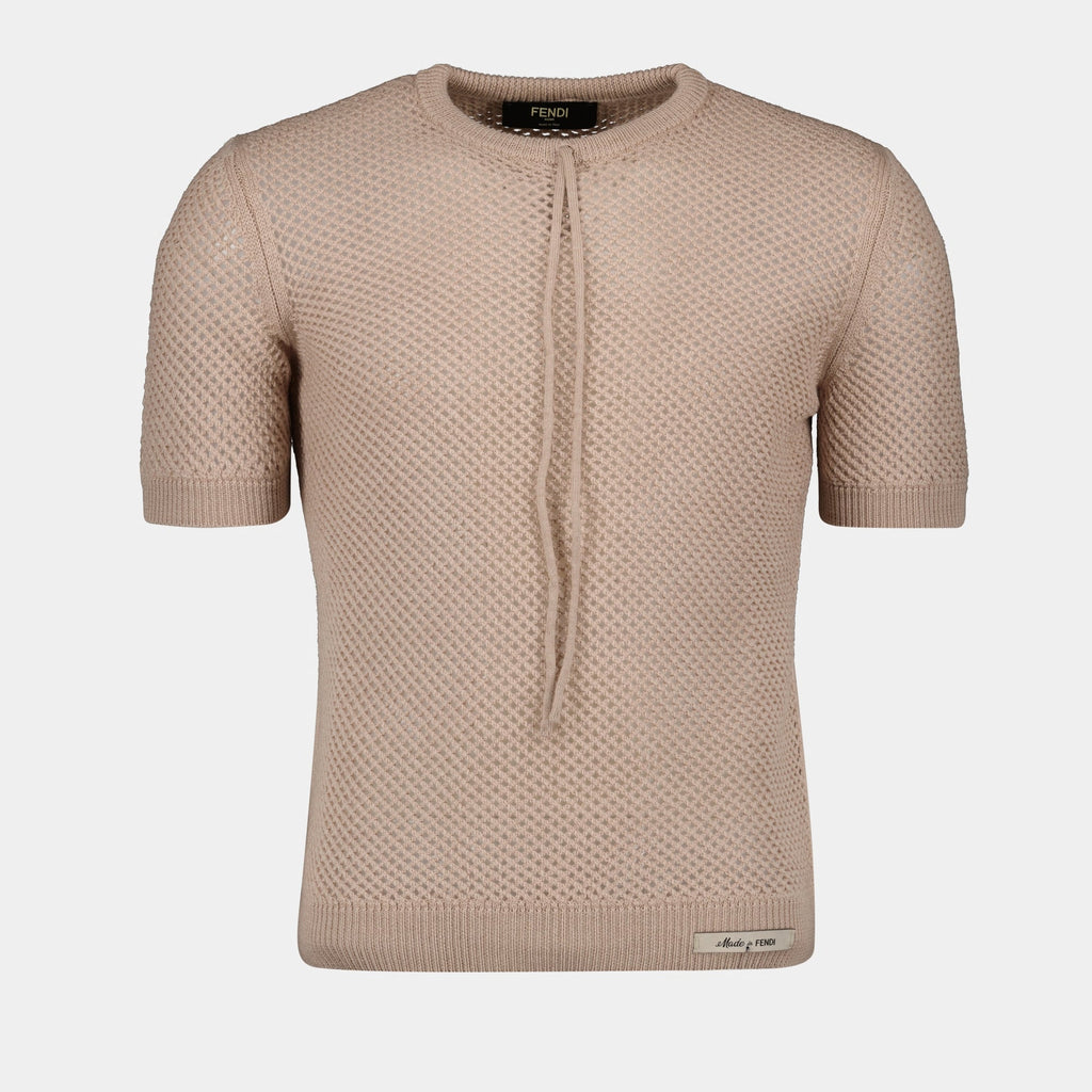 Mesh Cotton T-Shirt