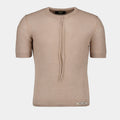 Mesh Cotton T-Shirt