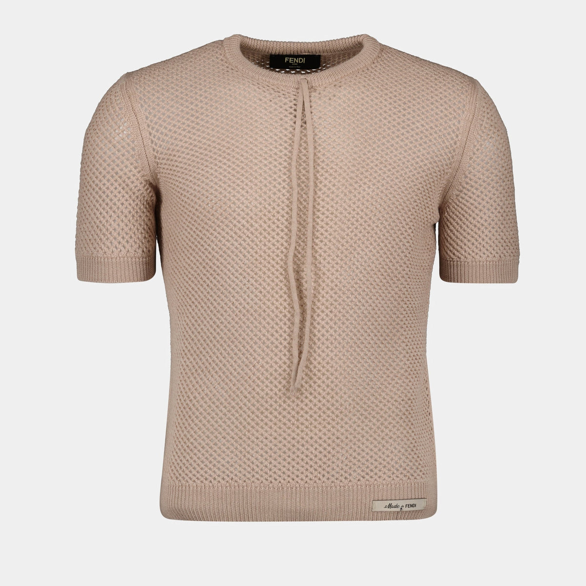 Mesh Cotton T-Shirt