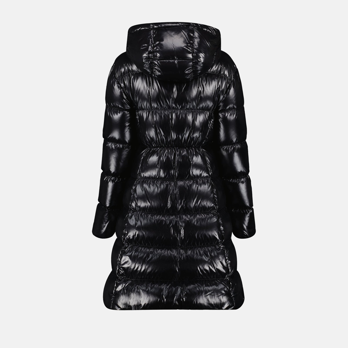 Glossy Long Puffer Coat