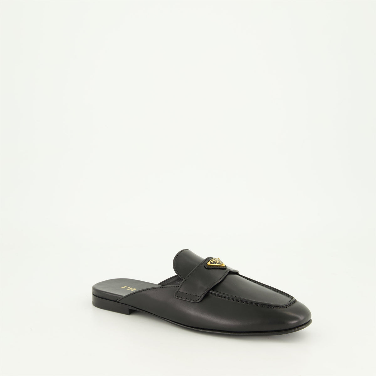 Leather Loafer Mules