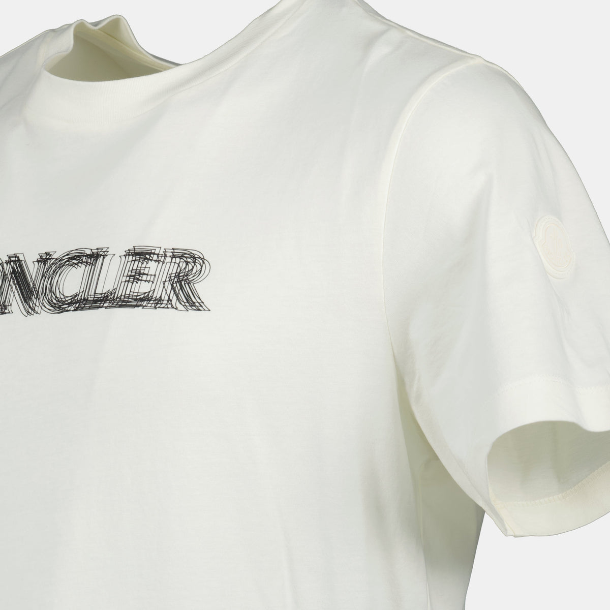 White Blurred Logo T-Shirt