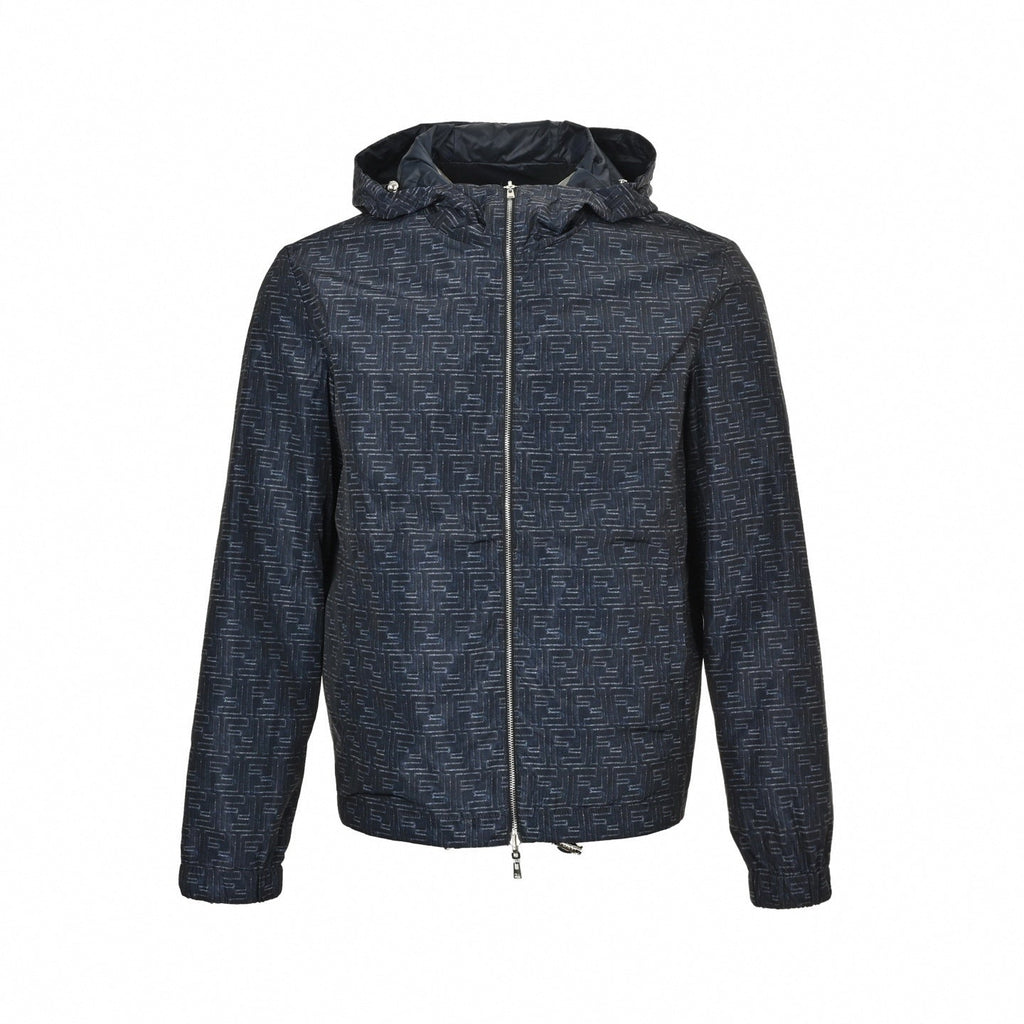FF Monogram Hooded Windbreaker