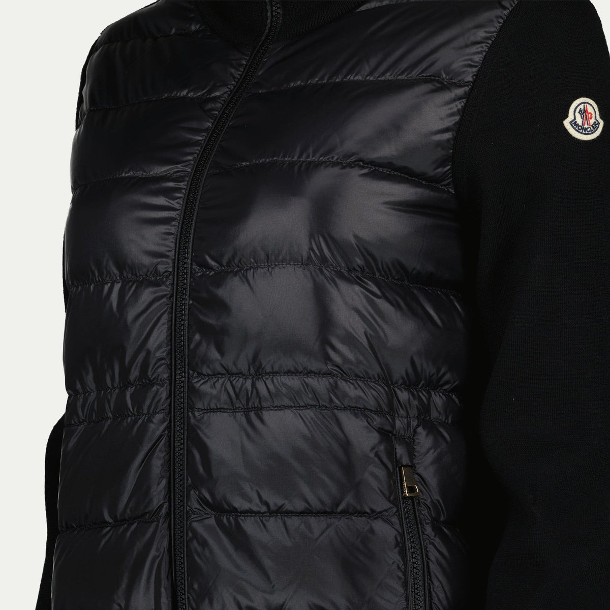 Knit Sleeve Puffer Jacket