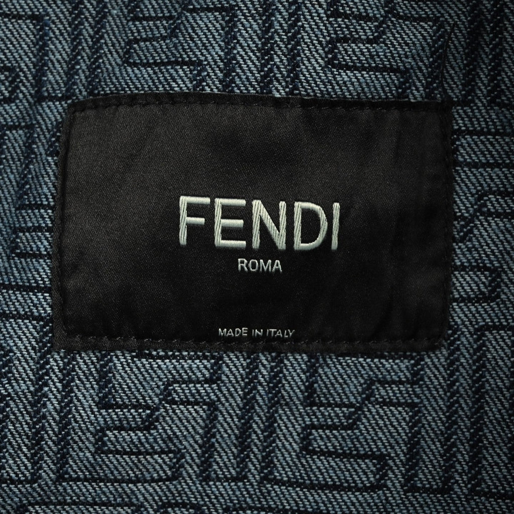 Roma FF Monogram Denim Overshirt