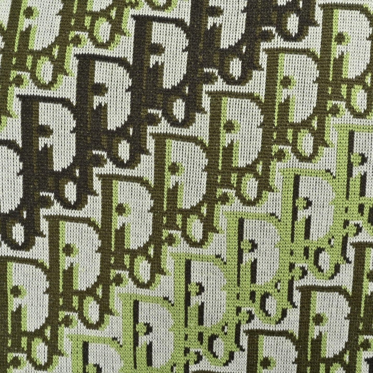 Oblique Jacquard Wool Blend Crewneck