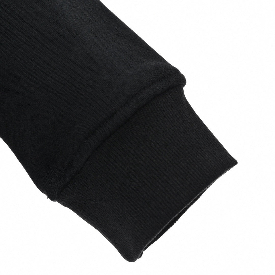 Black Zip-Up Hoodie