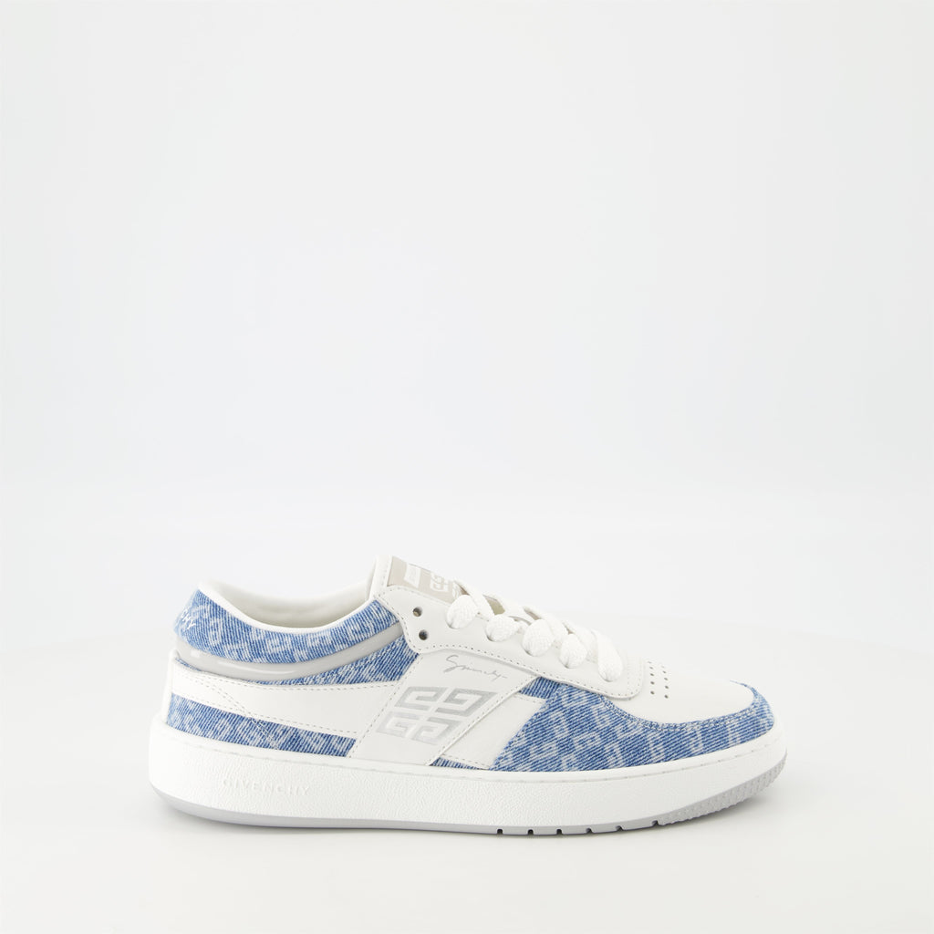 Denim Panel Sneakers