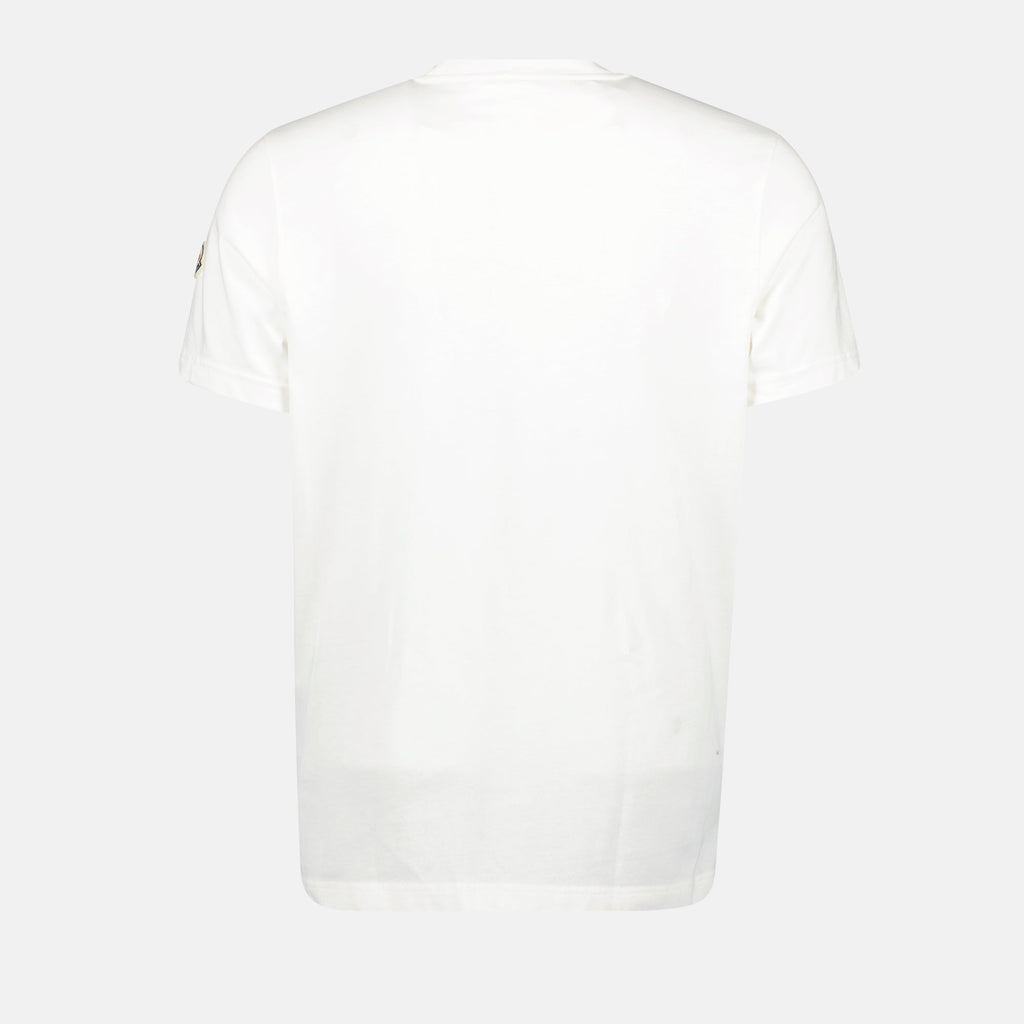 Printed T-Shirt White Felt Logo