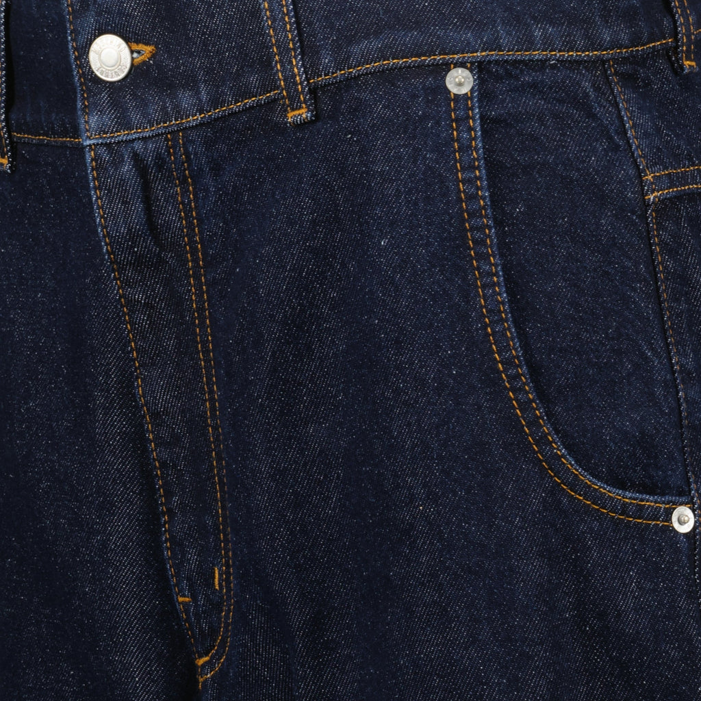 Straight-Leg Denim Jeans