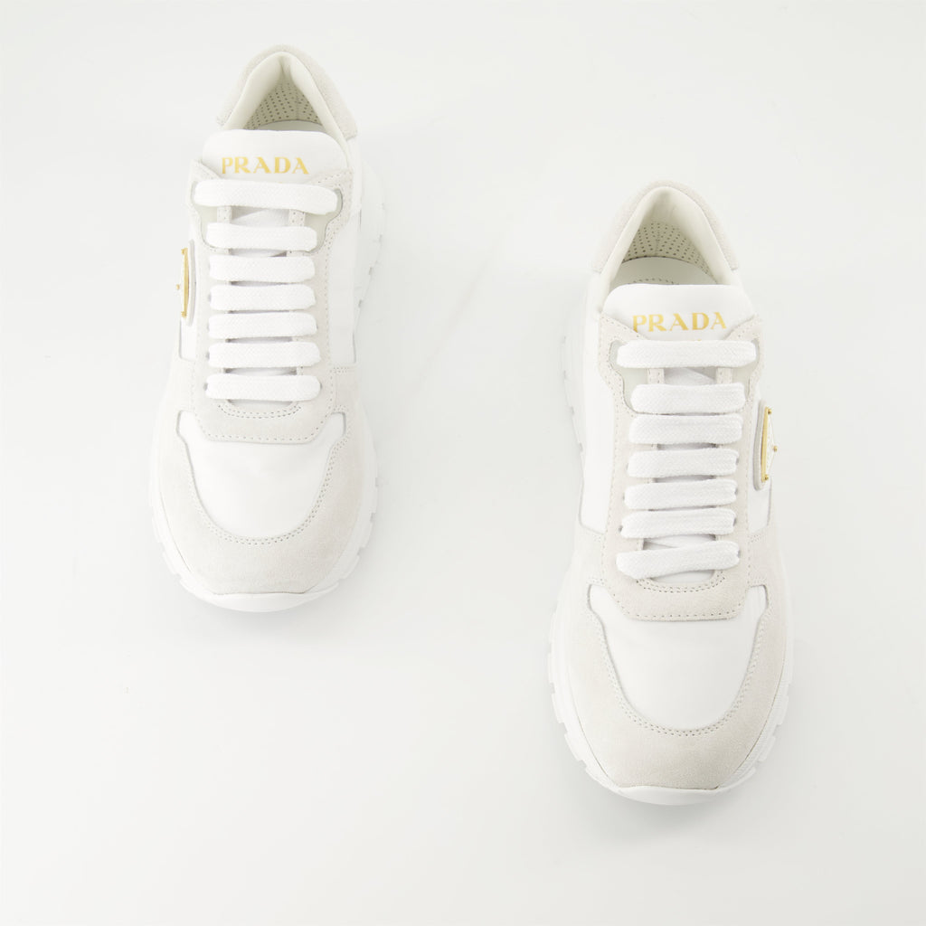 White Runner Sneakers