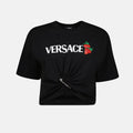 Strawberry Logo Twist Crop T-Shirt