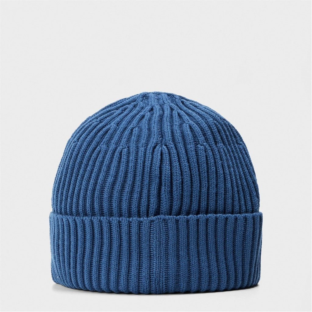 Men’s Wool Beanie in Blue