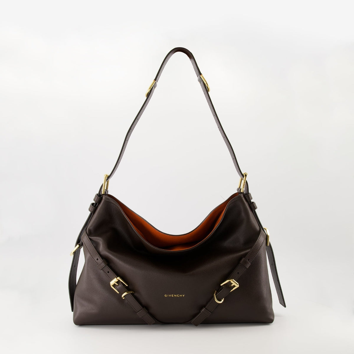 Voyou Shoulder Bag – Dark Brown