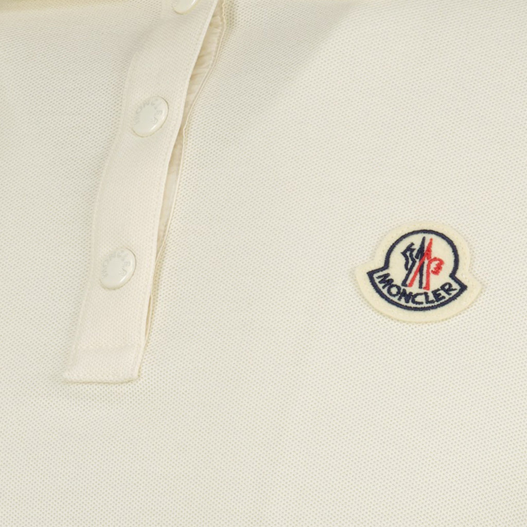 Women’s Cream Polo Shirt with Signature Logo