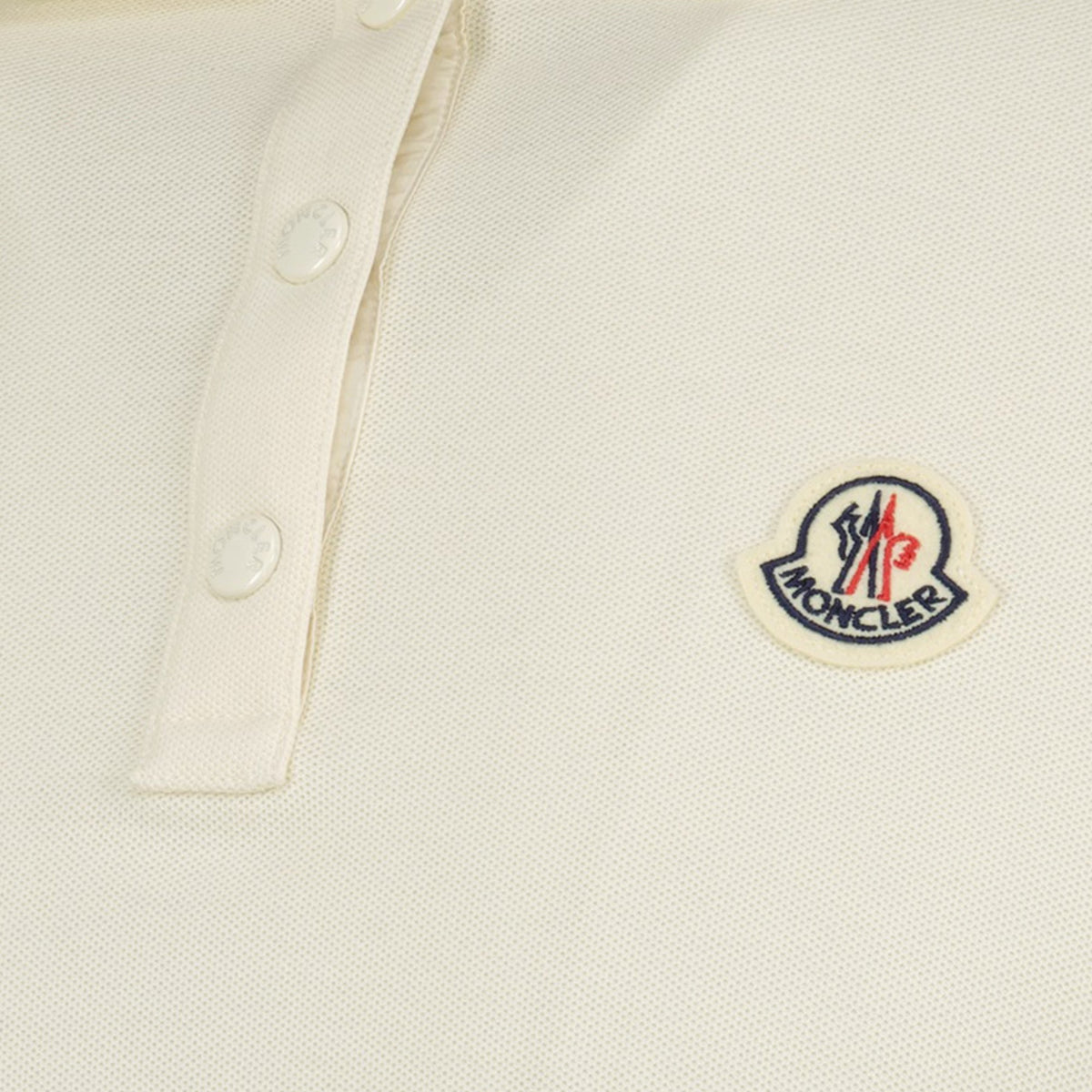 Women’s Cream Polo Shirt with Signature Logo