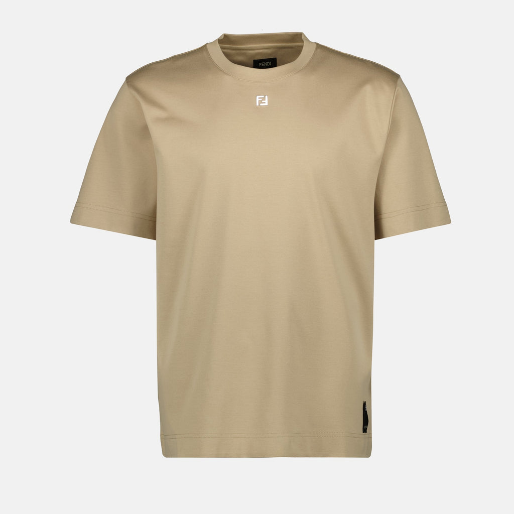 FF Metal Logo Cotton T-Shirt