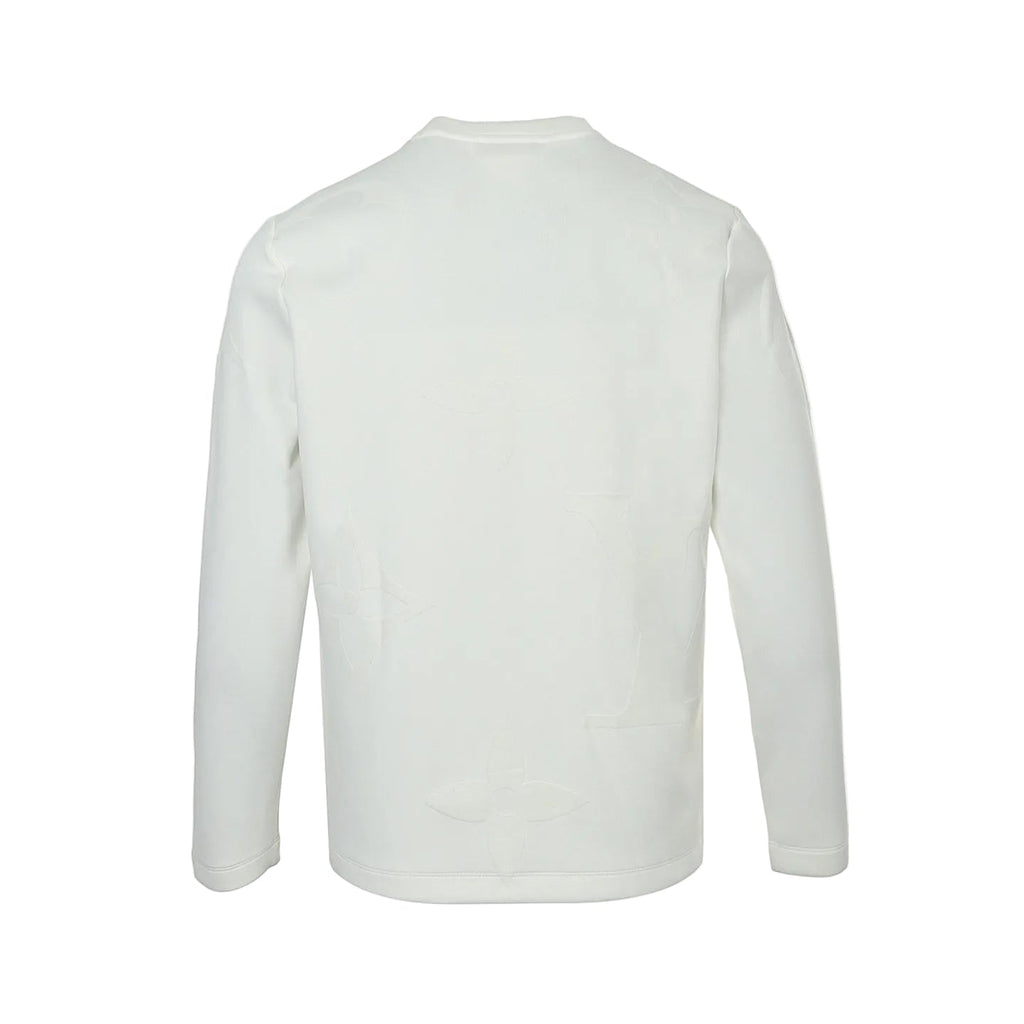 LV Monogram Macro Jacquard Cotton Crewneck