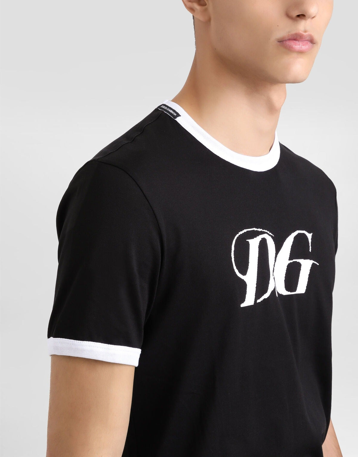 Cotton T-Shirt with DG Print