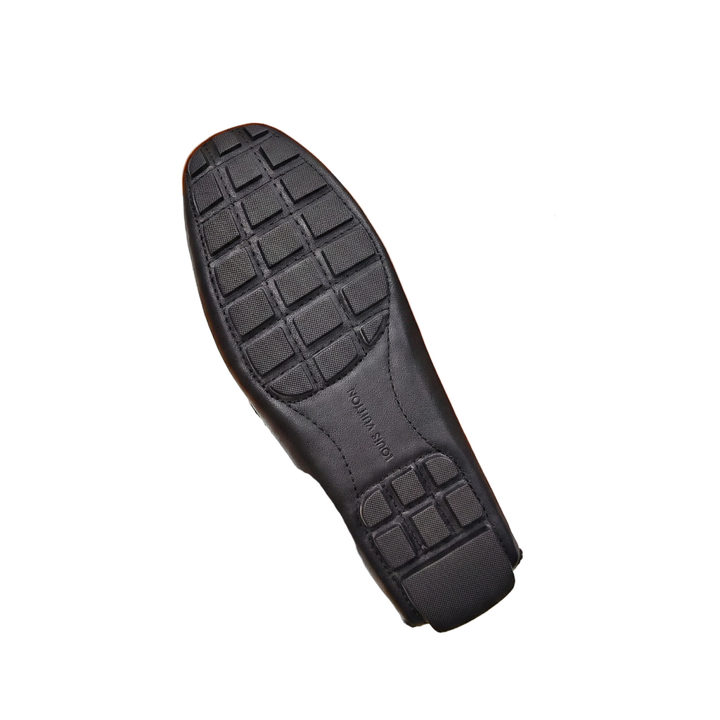Monogram Leather Driver Moccasins