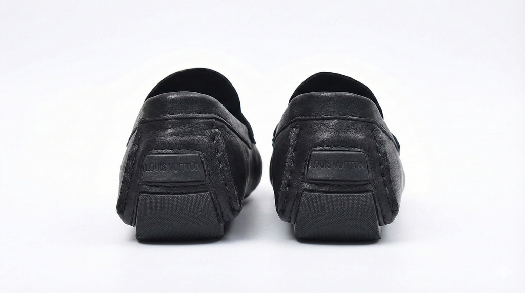 Monogram Leather Driver Moccasins