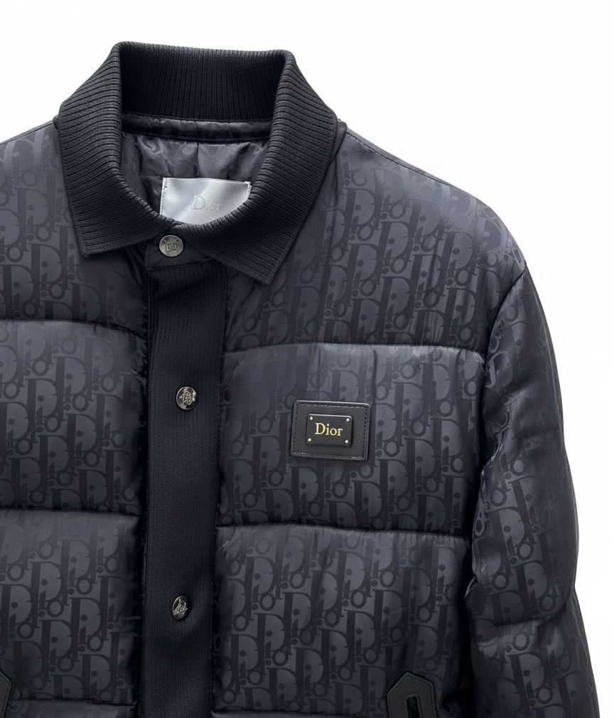 Oblique Down Puffer Jacket