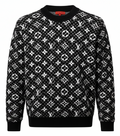 LV Black Monogram Knit Sweater