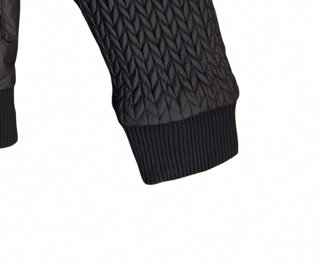 Diamond Quilted Hooded Jacket