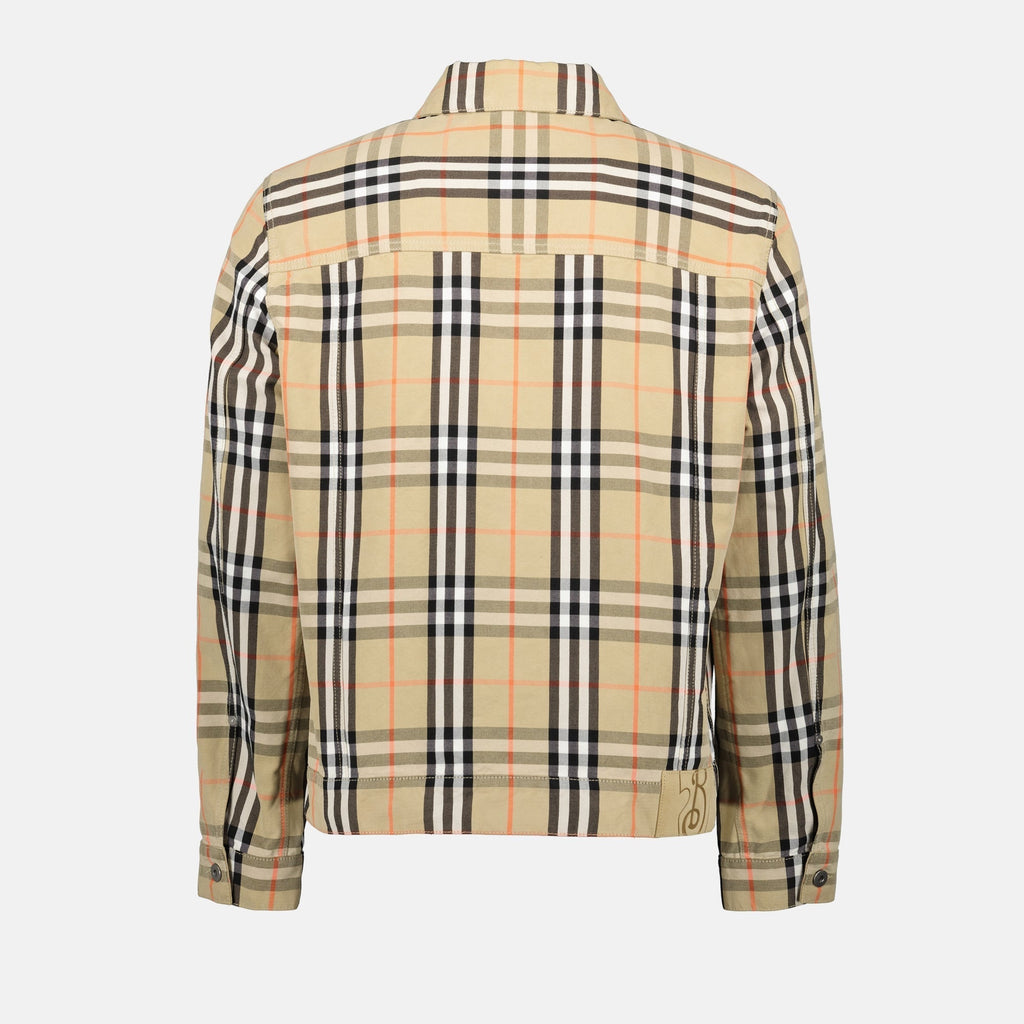 Plaid Denim Jacket