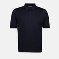 Navy Polo Shirt with Minimal Design