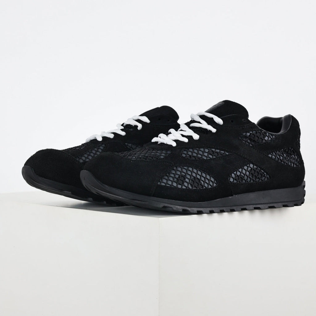 Orbit Lace-Up Runner in Black