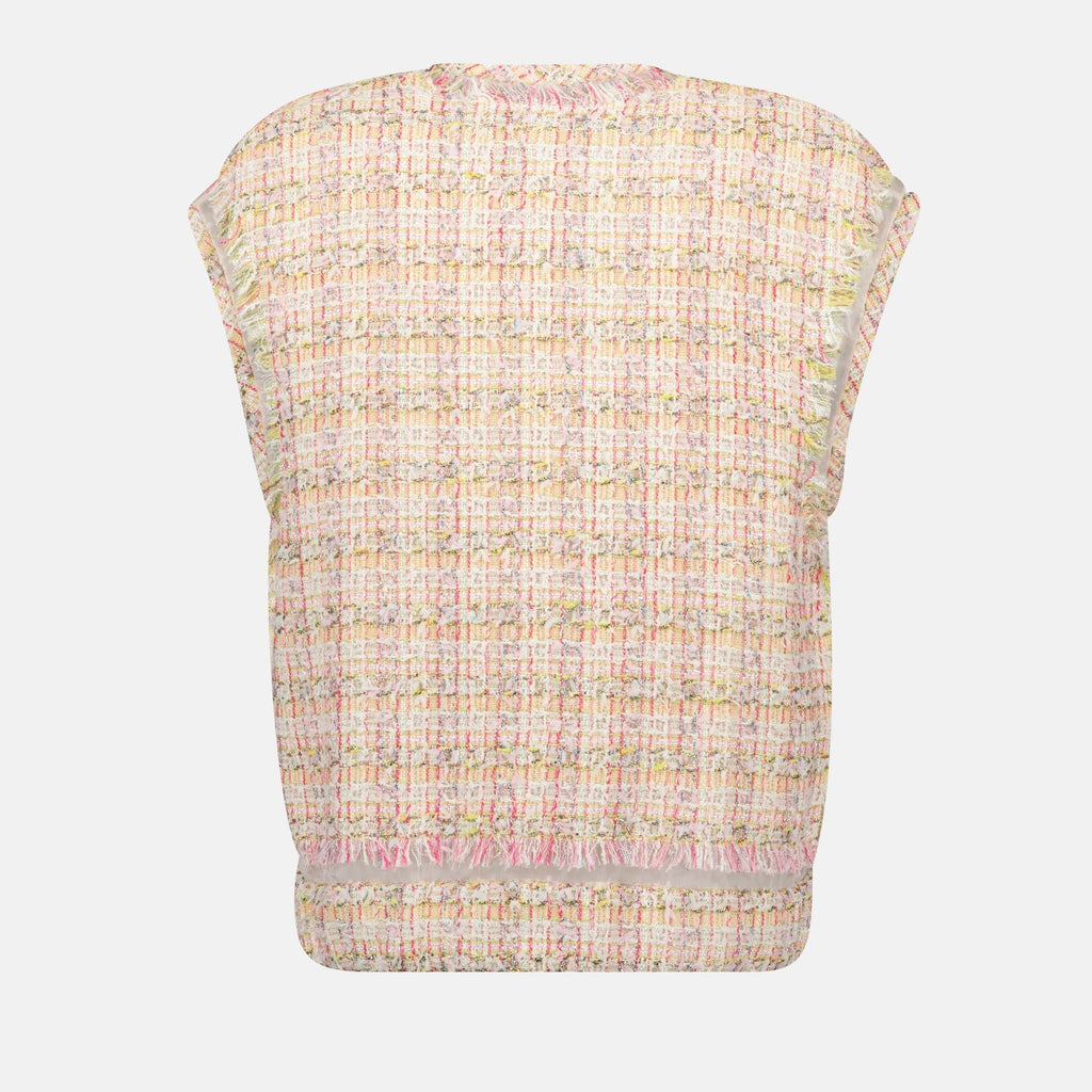 Vest in Multicolor Bouclé