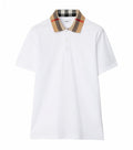 Cotton Polo Shirt with Iconic Check Collar
