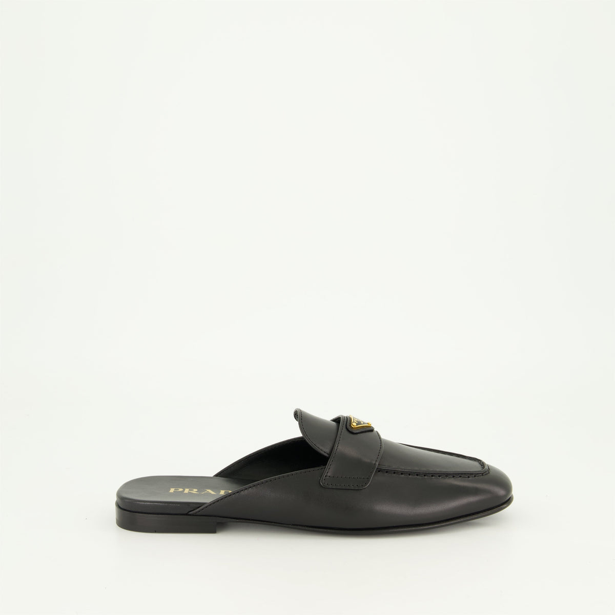 Leather Loafer Mules
