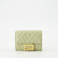 Embossed Micro Wallet – Pistachio Green