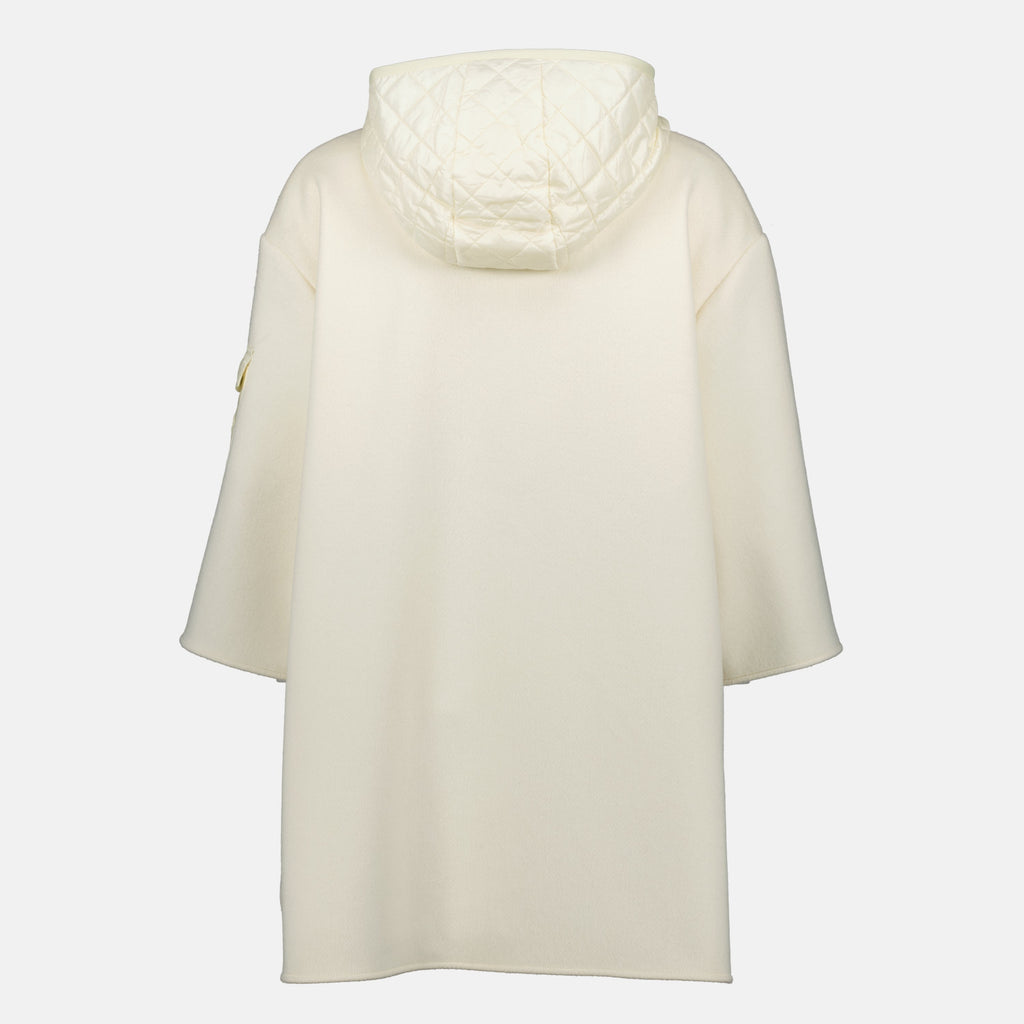 Zipped Wool Cape