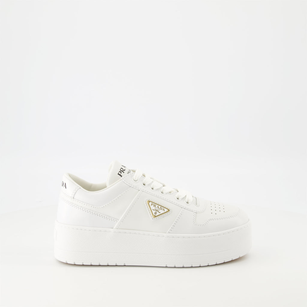 All-White Platform Sneakers