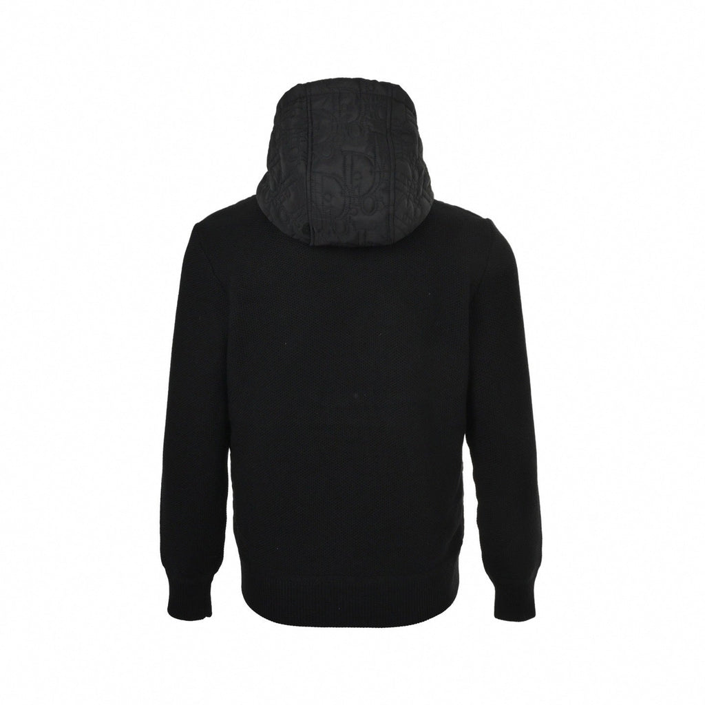 Oblique Quilted Hybrid Hoodie