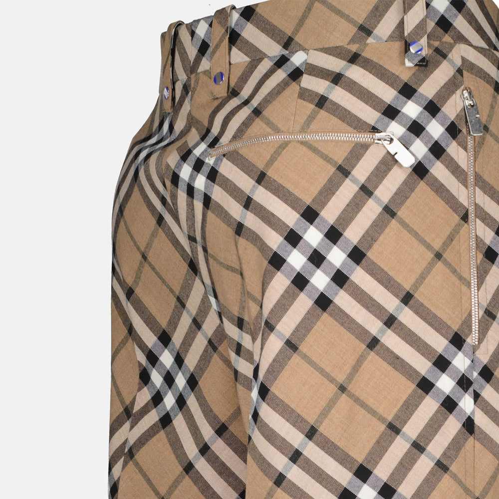 Checked Pants