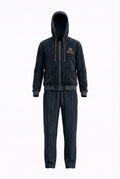 Midnight Heritage Zip Hoodie & Jogger Set