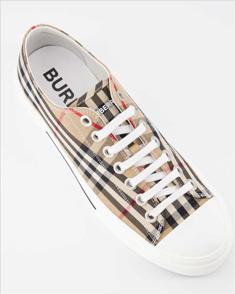 Checked sneakers
