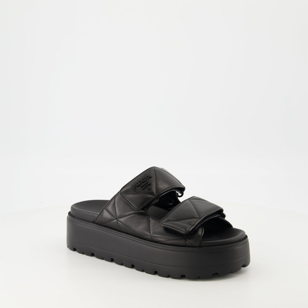 Quilted Platform Sandals