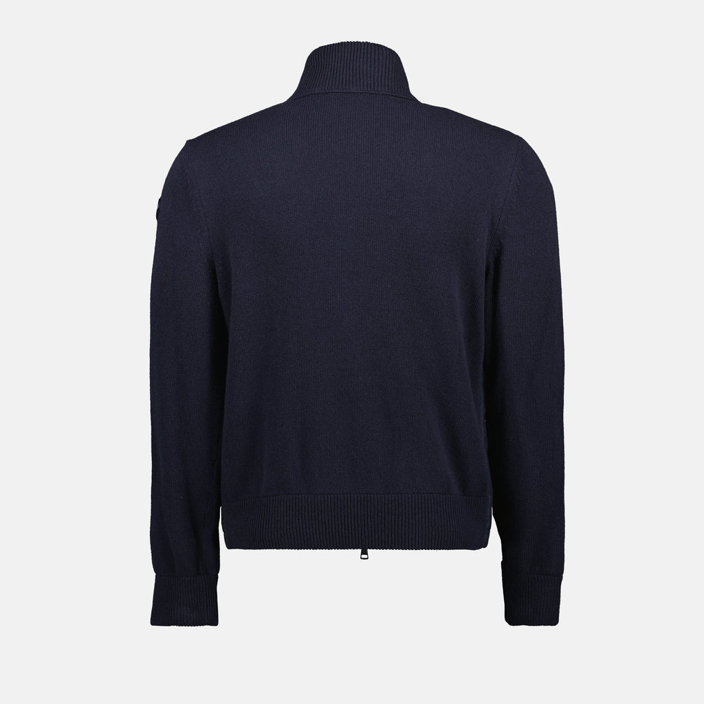 Two-material down jacket