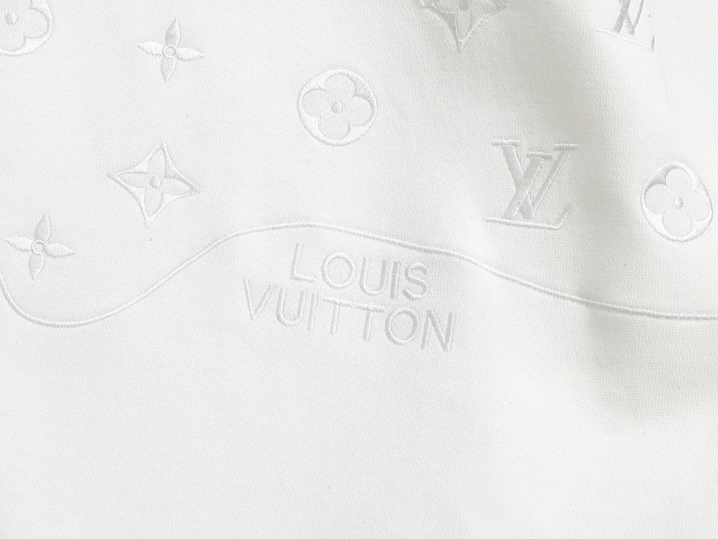LV White Monogram Sweatshirt