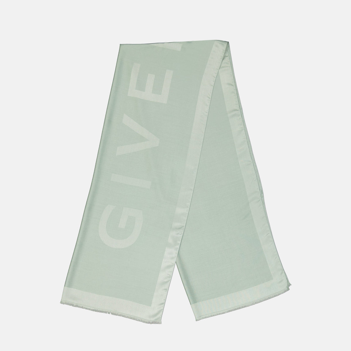 Logo Scarf – Mint Green